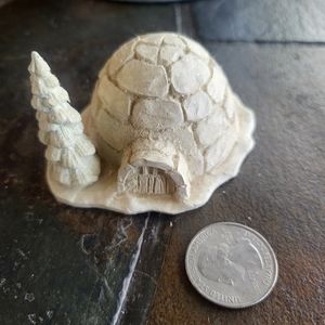 DEPARTMENT 56 SNOWBABIES MINIATURES "Icy Igloo" (set of 2) 7610-4